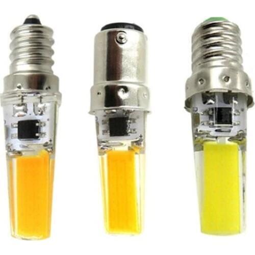 220V E11 110V E12 E14 E17 BA15D LED COB2508 G4 Dimmable silicone bulb crystal chandelier light source e17 110v e12 b15 220v G9