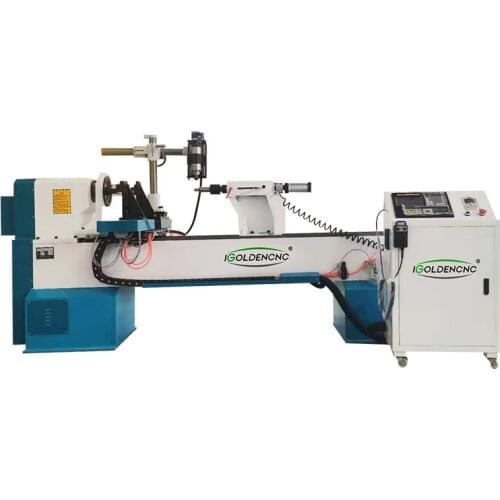 Automatic cnc lathe machine single axis double knife cnc lathe milling turning machine