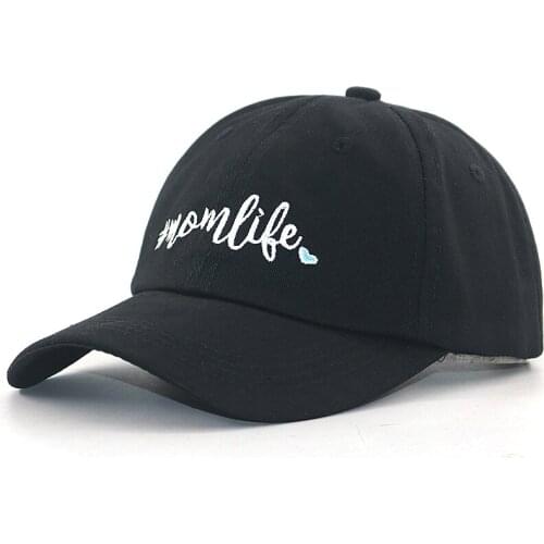Momlife baseball cap men 100% cotton embroidery fashion dad hat new hip hop snapback hats women casal sport caps unisex