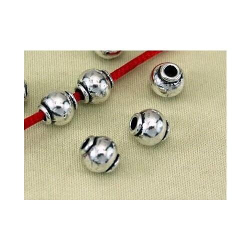 8mm 10pcs/lot Tibetan Silver Lantern beads Antique beads Loose Bead Spacer Beads Connectors for DIY Jewelry Making bracelet