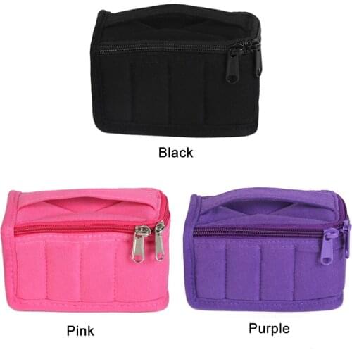 Essential Oil Case Storage Bag 8 Bottles 5ML10ML 15ML Perfume Oil Make Up Box Travel Portable Carrying Holder Nail Polish