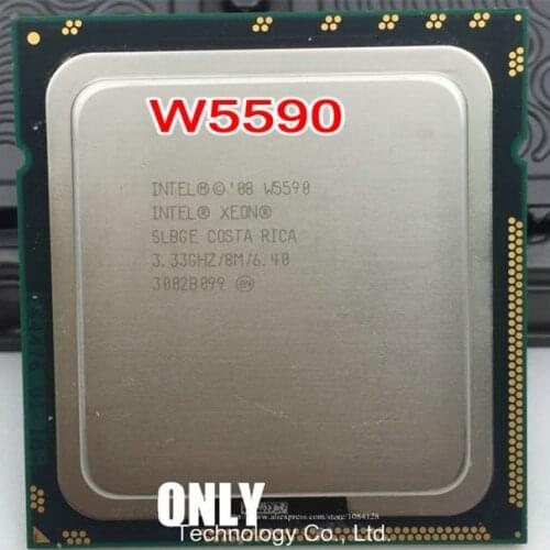 Intel Xeon W5590 CPU processor /3.33GHz /LGA1366/8MB/ L3 130W Cache/Quad Core/ server CPU Free Shipping , there are, sell W5580