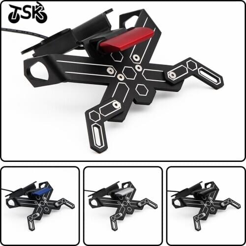 For YAMAHA MT FZ 07 2014 - 2020 Fender Rear Tail Tidy Eliminator Kit License Plate Holder Bracket Motorcycle Accessories