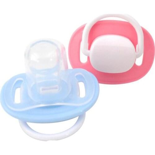 Child Soother Holder Pacifiers Baby Cotton Animals Printing Safe Food Grade Silicone Cute Baby Round And Flat Nipples Pacifier