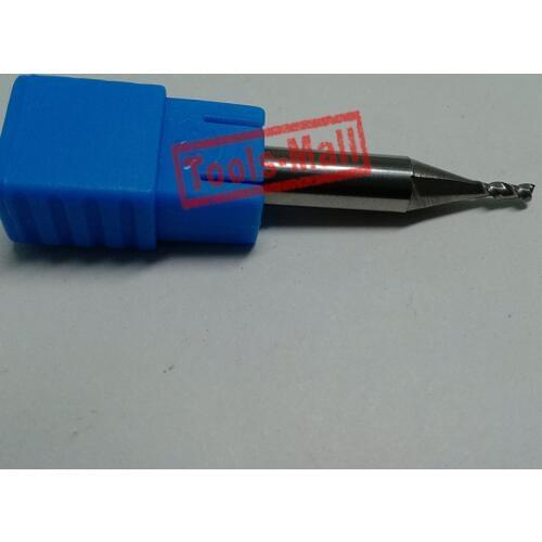 1pc 2mm D2*6*D4*50 HRC50 2 Flutes Milling cutters for Aluminum CNC Tools Solid Carbide CNC flat End mills Router bits