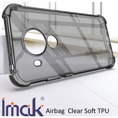 IMAK Airbag Case For Nokia 5.4 Drop resistance Soft TPU Silicone Clear Transparent Cover
