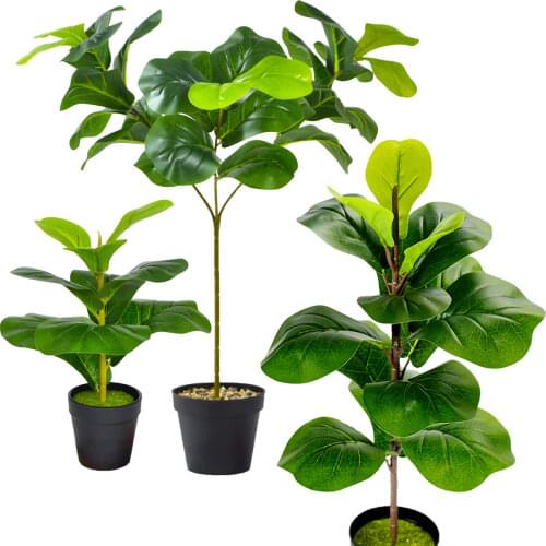 Artificial Plants Home Decor Garden Decoration Accessories Bonsai Fake Plante Bedroom Artificielle Plantas Artificiales Leaves