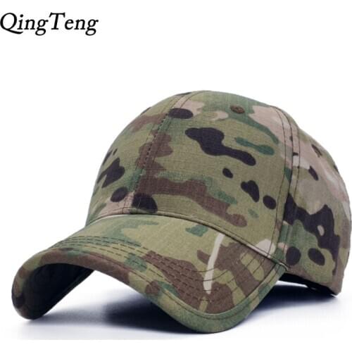 Jungle Camouflage Cap Unisex Camo Hats For Men Army Tactical Cap Adjustable Vintage Women Camo Snapback Bone