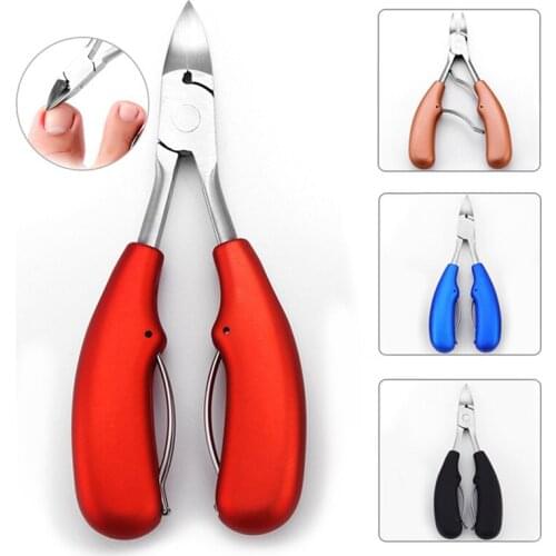 Toe Nail Clippers Remove Dead Skin Nail Correction Nippers Ingrown Toenail Cuticle Scissor Edge Cutter Thick Pedicure Care Tool