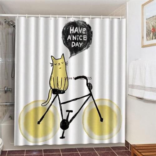 Sloth Bath Shower Curtains Follow Your Dream Home Decorative Bathroom Curtain Waterproof And Mildew High Quqlity Bath Curtain
