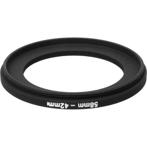 58mm To 42mm Metal Step Down Filter Lens Ring Adapter Camera Tool Accessories