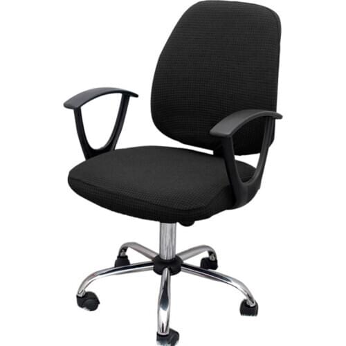 New Corn Check Split Chair Covers Office Home Computer Chair Cover Armrest Elastic Seat Cover