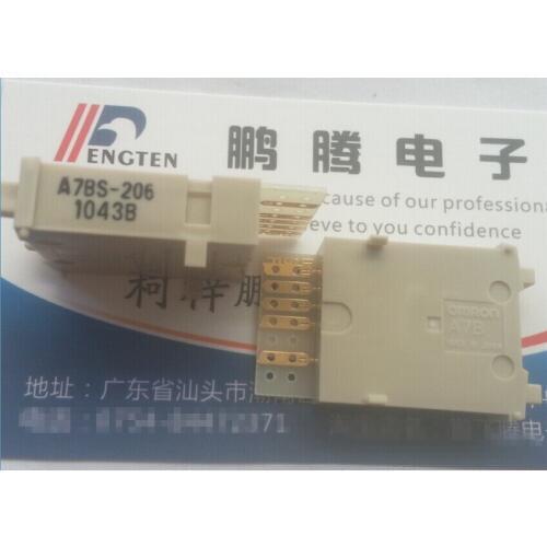 Original new 100% A7BS-206 lock type small dial switch 0-9 bit digital switch
