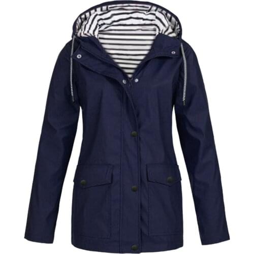 Autumn Winter Jacket Women Hooded Pocker Solid Waterproof Jackets Outdoor Overcoat Lady Windproof Coat Куртка Женская @40