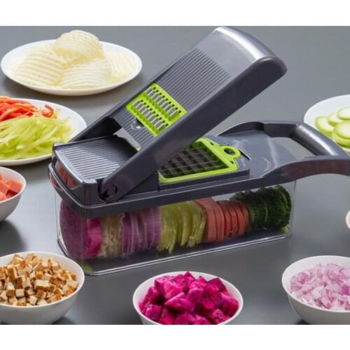 Vegetable Fruit Slicer Grater Cutter Peeler Multifunctional Potato Carrot Shredders Chopper Drain Basket For Kitchen Accessories