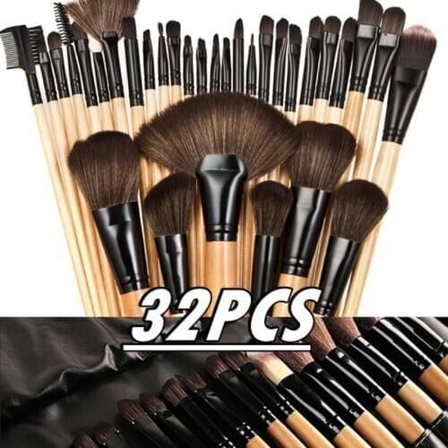 32pcs/set Professional Makeup Brushes Tool Eye Shadow Foundation Blush Blending Brush Kit High Quality Cosmetic Maquiagem set