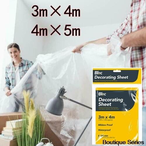 1Pcs Furniture Plastic Dust Cover, Sofa Dust Cover, Waterproof Car Dust Bed