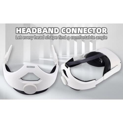K1KF Head Strap Pad for oculus Quest 2 Virtual VR Headset Support Accessories Adjustable Headband Cushion Reduce Pressure