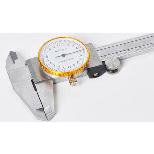 Dial Calipers 0-150 0-200 300 Mm 0.02mm High Precision Industry Stainless Steel Vernier Caliper Shockproof Metric Measuring Tool