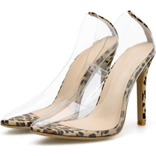 Women pumps PU Slip On 11CM Thin Heels High heels Pointed Toe Serpentine Shallow shoes for women women shoes 2020 size 35-42