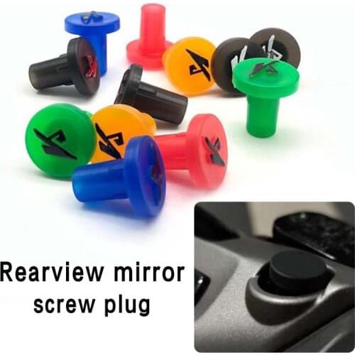 Universal Motorcycle Rearview Mirror Plug Screw Plug Protection Rear View Mirrors Hole Plug Screws Cap