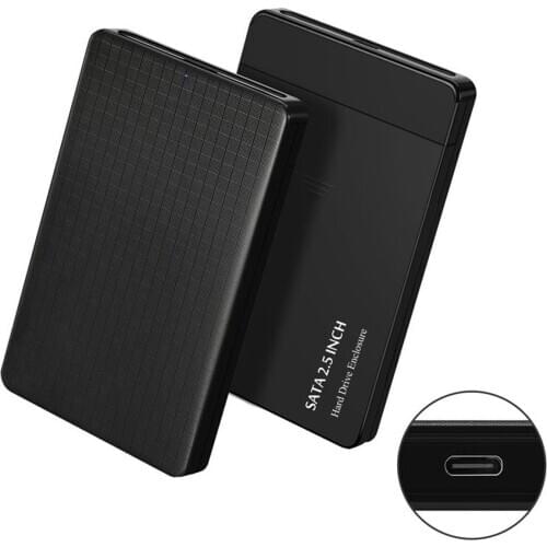 Chenyang USB-C Type-C to 2.5 Inch SATA SSD HDD External Hard Disk Enclosure for Laptop & PC