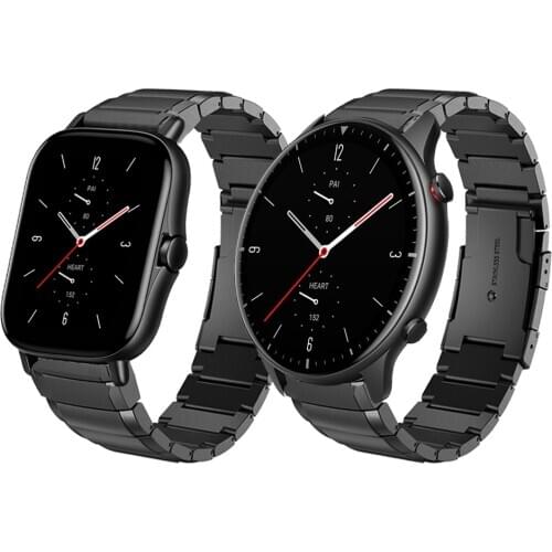 High quality Metal Strap For Huami Amazfit GTR 2 WristBand for Amazfit GTS2 Bip S &Stratos 3 Stainless Steel Bracelet Watchbands