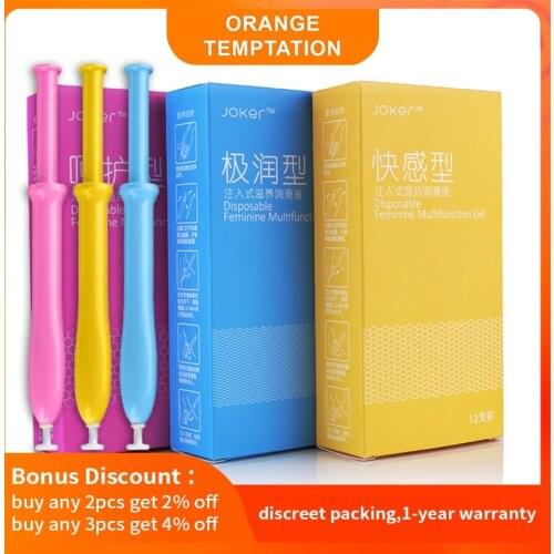 12pcs/Lot Injection Type Smooth Water Based Lubricating Oil Anal Vagina Lubricants for Anal Sex Personal Pain Relief AdultS Lube