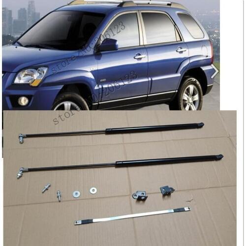2pcs Engine cover Auto Boot Ascensor de apoyo Gas Struts Spring for Kia Sportage 2005 -2012