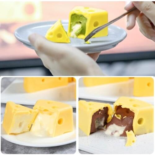 8 Cavity Cheese Mold Silicone Cake Mold For Cake Decorating DIY Baking Tools French Dessert Mousse Molds