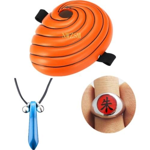 Anime Akatsuki Uchiha Mask Tobi Obito Akatsuki Ninja Madara Cosplay Costumes Resin Masks Halloween