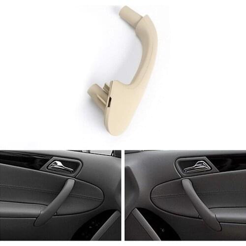 Car Rear Left Right Inner Door Pull Handle Cover Trim Auto Interior Accessories for Mercedes Benz C Class W203 2000-2007