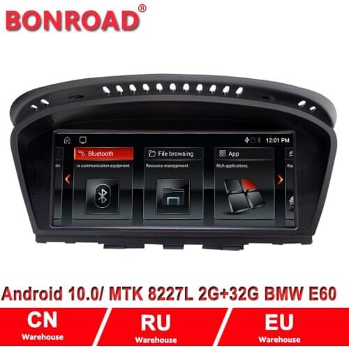 Bonroad 8.8" Android10.0 2G+32G Car Multimedia Video Player For 5 Series E60 E61 E62 E63 E90 E91GPS Navigation Auto Radio