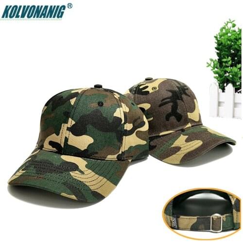 Summer Mens Luxury Brand Outdoor Adult Camouflage Adjustable Hip Hop Womens Baseball Cap For Men Camo Hunting Sun Hats Bone