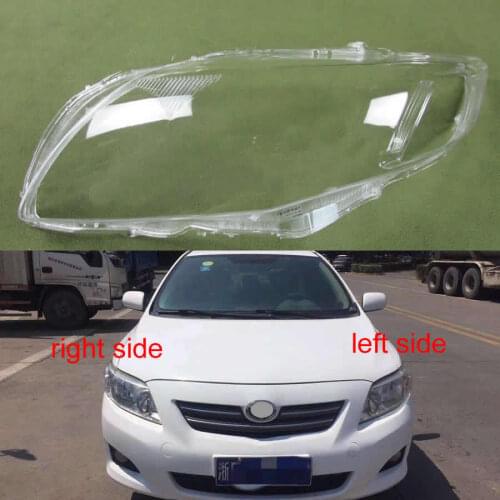 Headlamp Cover Transparent Lampshade Lampshadecover Front Headlight Shell For Toyota Corolla 2007 2008 2009