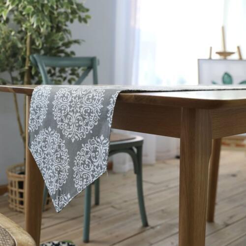 American Style Floral Table Flag Dinning Table Cloth Decoration Table Runners Modern for Wedding Dinner Party Decorative