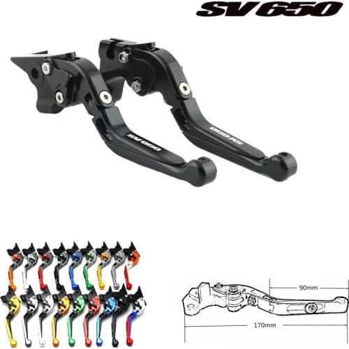 For SUZUKI SV650 SV 650 1999-2009 Motorcycle Accessories Folding Extendable Brake Clutch Levers
