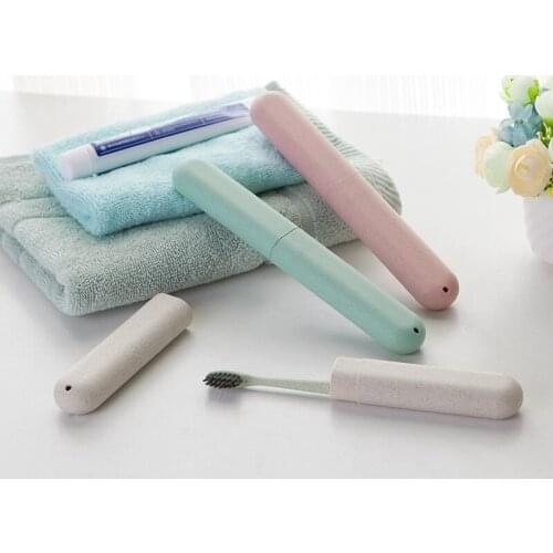 Travel Accessories Toothbrush Tube Cover Case Cap Fashion Plastic Suitcase Holder Baggage Boarding Portable Bathroom Accessories