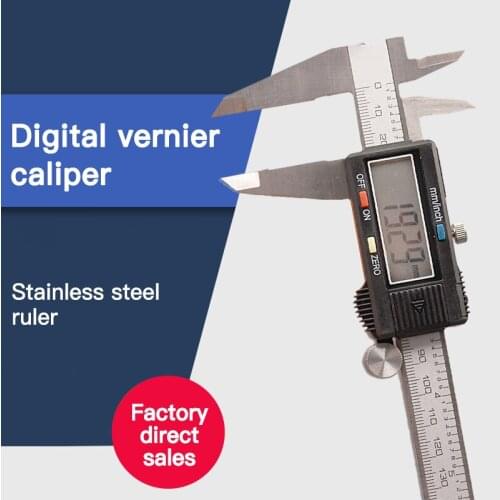 Electronic digital caliper Measuring Tool Stainless Steel Digital Vernier Caliper 8 " 200mm Measuring instrument