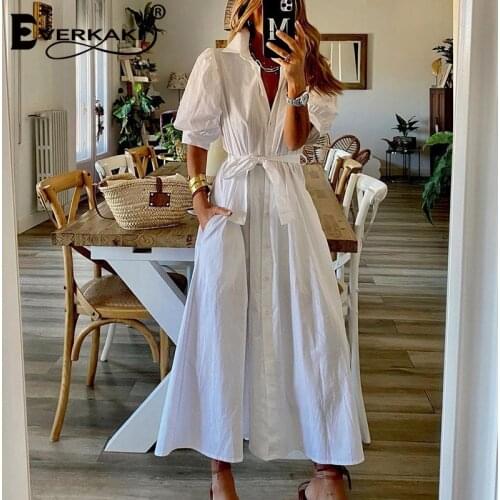 Everkaki Summer Short Sleeve Dresses
