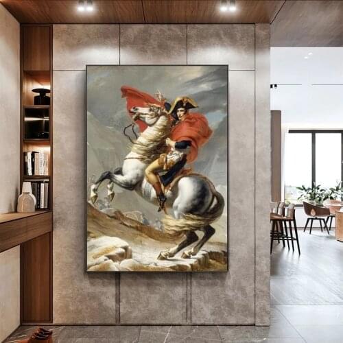 Portrait of Napoleon Canvas Paintings On the Wall Art Posters And Prints Classical Napoleon Canvas Art Pictures For Living Room