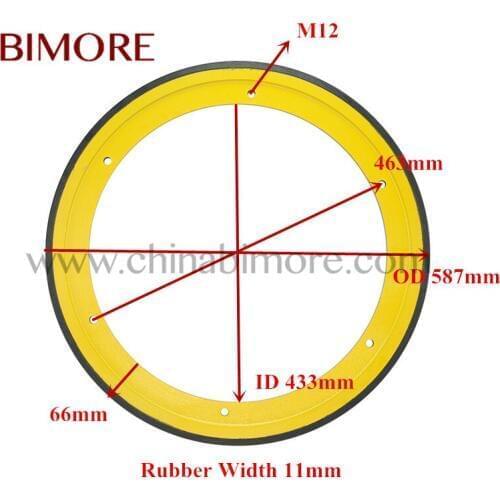 Escalator Handrail Friction Wheel OD587mm ID433mm Thickness 30mm