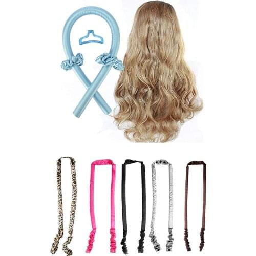 DIY Hair Styling Tools Soft Headband Hair Curlers Heatless Curling Rod Headband No Heat Curls Ribbon reusable curling rod