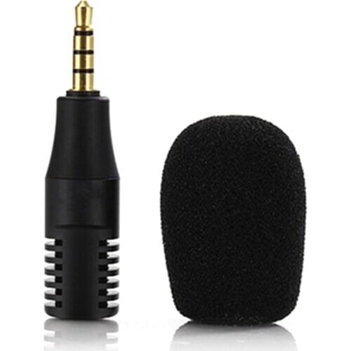 Mini Stereo Digital Microphone with 3.5mm TRRS Plug TRS Plug for Smartphone Mobile Phone