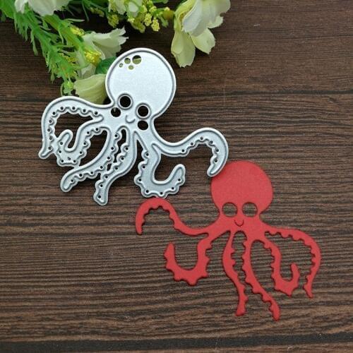 Sea animal octopus DIY cutting dies metal stencils for Scrapbook Card album steel cut dies embossing template