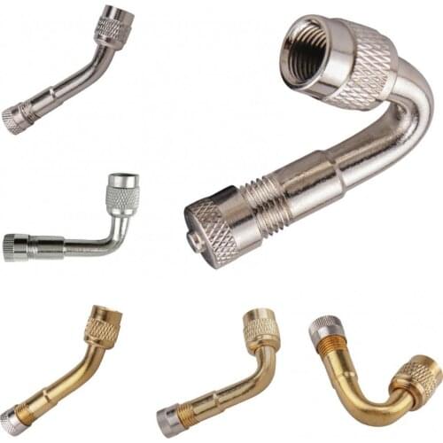 45/90/135-Degree Bicycle Motorcycle Inflatable Brass Valve Extension Rod Pipe