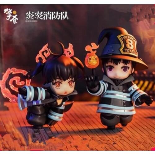 NEW Fire Force Tamaki Kotatsu Maki Oze Figure Doll Toy GK Figurine Model Furniture Display MDZS Cute Cosplay Limit Cos Xmas Gift