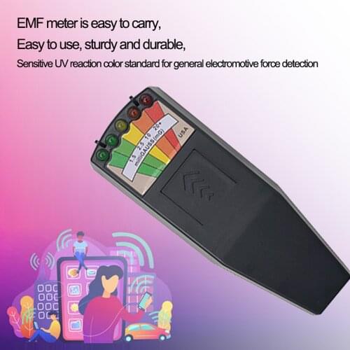 2021 NEW Electromagnetic Radiation Detectors Field EMF Gauss Meter Ghost Hunting Detector Portable EMF Magnetic Field Detector
