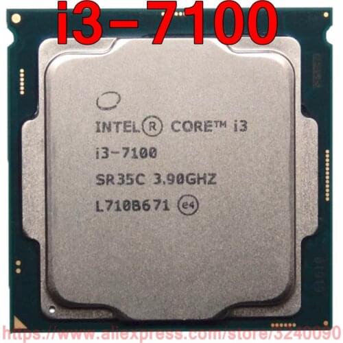 NEW ! Original Intel CPU Core 7 series i3-7100 Processor i3 7100 3.90GHz 3M Dual-Core Socket 1151 free shipping speedy ship out