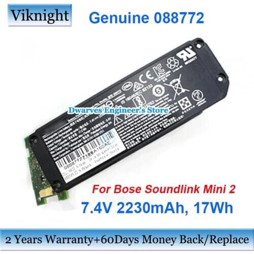 Genuine For Bose Soundlink Mini 2 088772 Battery 7.4V 2230mAh 17Wh 088796 Rechargeable Li-ion Battery Packs 2ICR19/66